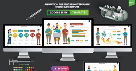 Animation Google Slide Presentation Templates, Presentation Templates ...