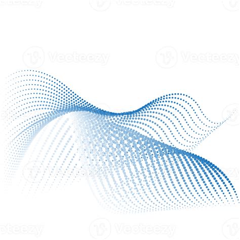 beautiful abstract wave line dot technology background 24107734 PNG