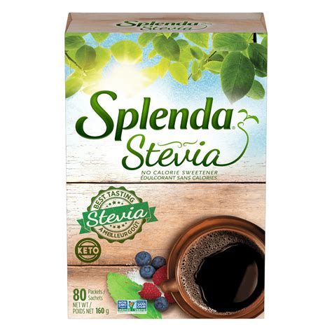 Splenda Stevia Sweeteners | Naturally Sourced Ingredients. no calorie Sweeteners. Tastes Like Sugar