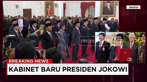 Full - Pelantikan Menteri Baru Kabinet Jokowi - JK - YouTube