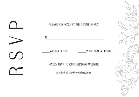 The Best Custom RSVP Cards and Wedding Response Card Templates