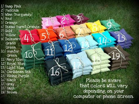 8 Corn Hole Bags8 Cornhole Bags Cornhole Bagscorn Hole - Etsy