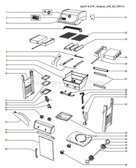 Weber Grill Spirit E 210 Parts | Reviewmotors.co