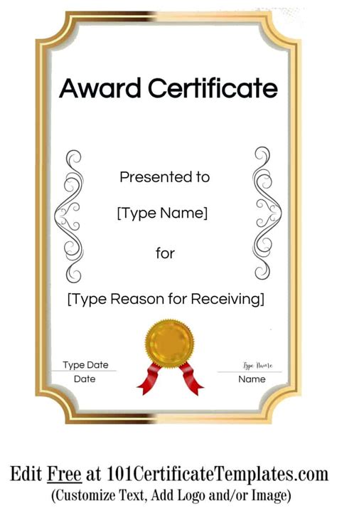 Free Printable Certificate Templates | Customize Online