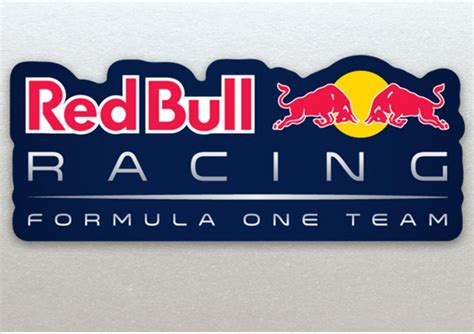 Xtra Large Red Bull Formula One (F1) Racing Blue Background Car Van Etc Sticker (210mm)