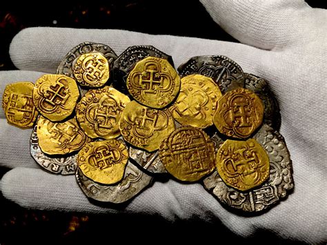 Spain 4 Reales 1616 "Dated" NGC 35 Pirate Gold Coins - Pirate Gold Coins