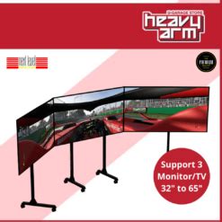 Next Level Racing Free Standing Triple Monitor Stand (Official) * NLR-A010 * – HeavyArm Store