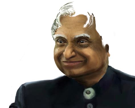 Digital Portrait Painting of Kalam Sir on Behance