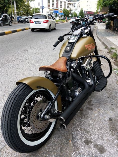 Harley fat boy bobber from xanthi hellas Harley Davidson Fatboy, Harley ...