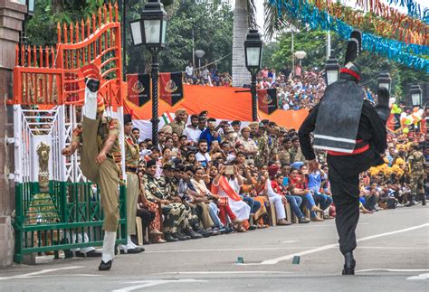 13 Photos of the Dramatic Wagah Border Flag Ceremony