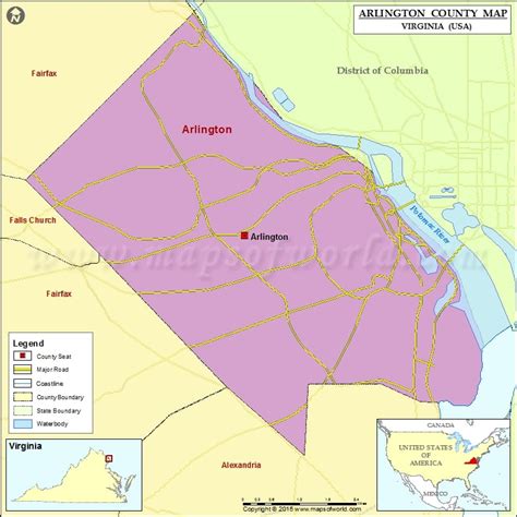 Arlington County Map