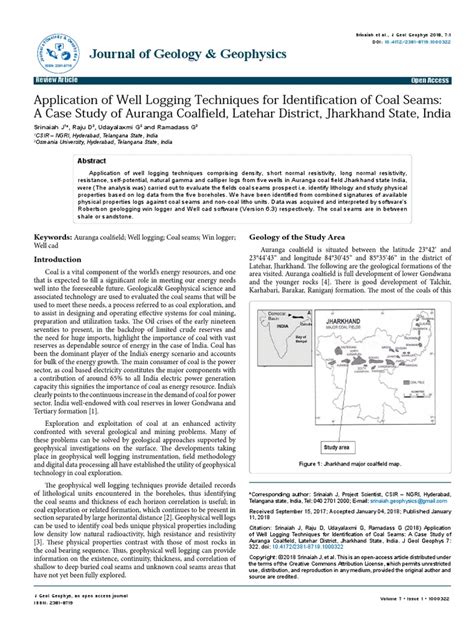 Journal of Geology & Geophysics | PDF | Earth Sciences | Science