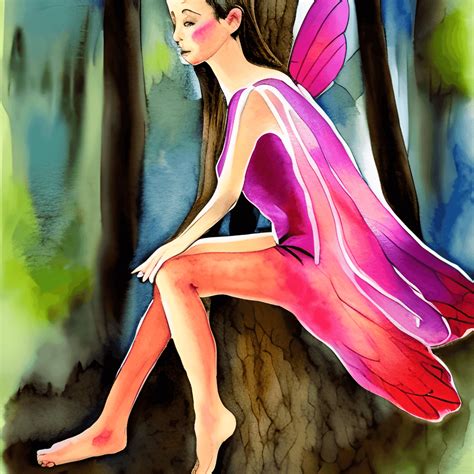 Fairy Forest Watercolor Graphic · Creative Fabrica