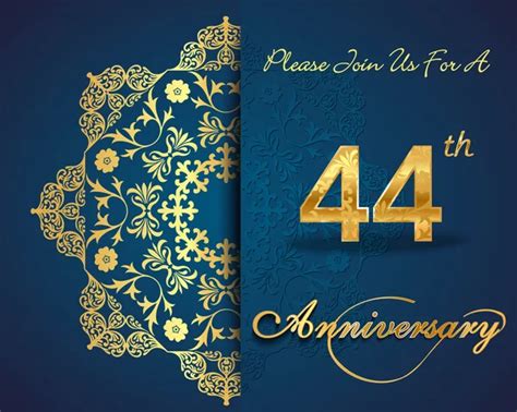 44th wedding anniversary Stock Vectors, Royalty Free 44th wedding ...