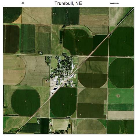 Aerial Photography Map of Trumbull, NE Nebraska