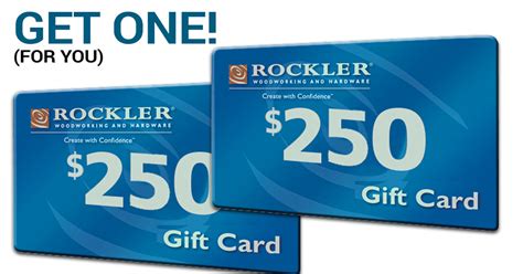 Rockler Gift Card Giveaway - Julie's Freebies