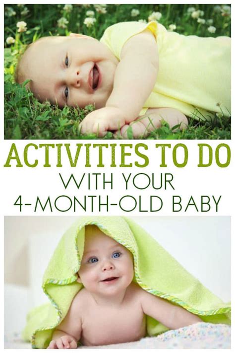 Fun and Simple Activities to do with your 4-Month-Old Baby