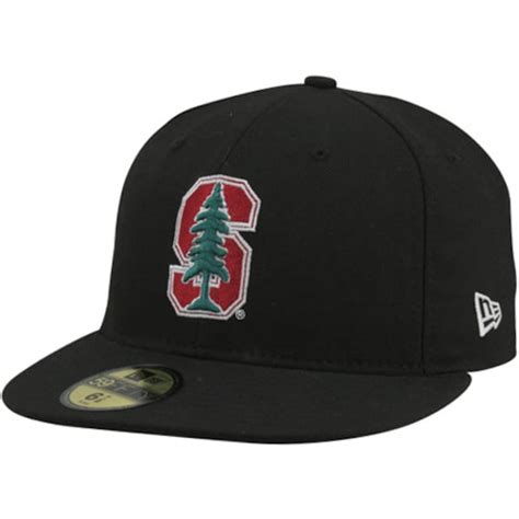 New Era Stanford Cardinal 59FIFTY Fitted Baseball Hat - Black - Fanatics.com