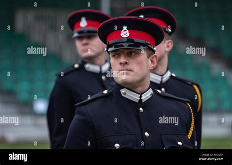 Officer Cadets at the Royal Military Academy Sandhurst take part in the ...