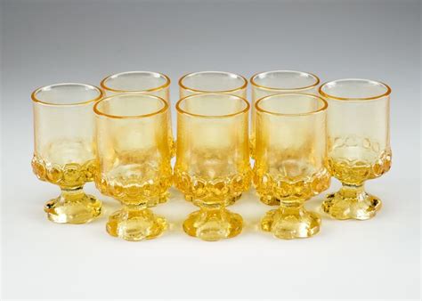 Tiffin-Franciscan Cornsilk-Yellow "Madeira" Wine Glasses | Madeira wine ...