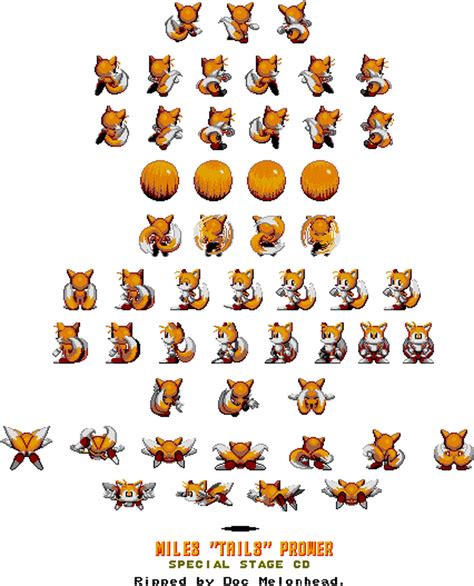 Sonic CD Tails Special Stage Sprite Sheet | Fandom