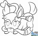 Sylveon Pokemon Coloring Pages Sketch Page sketch template