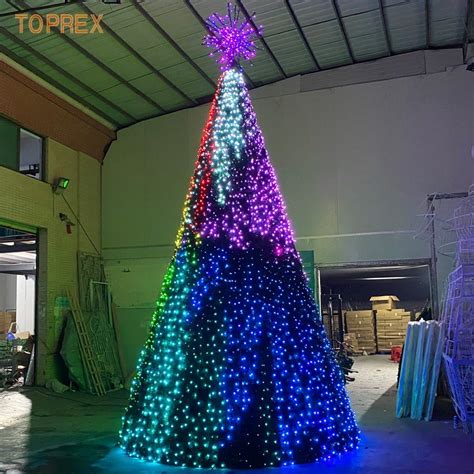 Lightshow DMX Programmable APP LED Christmas Tree Lights - Outdoor ...