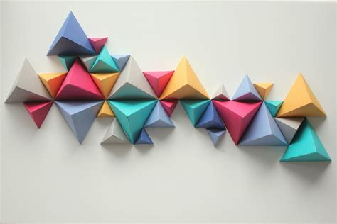 Les meilleurs DIY décoration sur le blog du DIY ! | Origami geométrico, Esculturas de papel ...