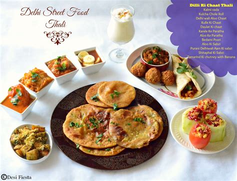 Delhi StreetFood/ Chaat Thali |Delhi Chaats - Desi Fiesta