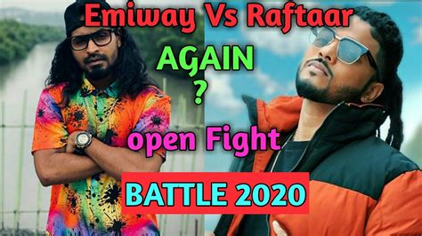 Emiway Vs Raftaar - Big Fight Again - Rap Battle 2020 - New - YouTube