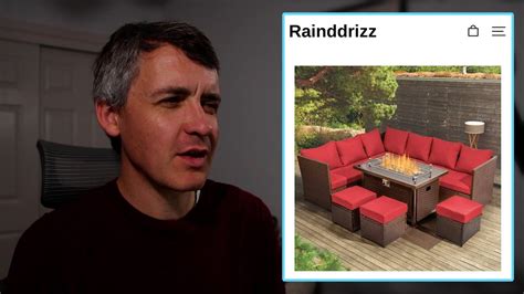 Rainddrizz.com Patio Furniture Scam and Review, Explained - YouTube