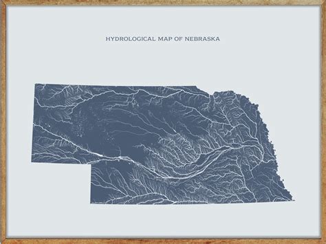 Nebraska Lakes and Rivers Map: Great Plains Waterways