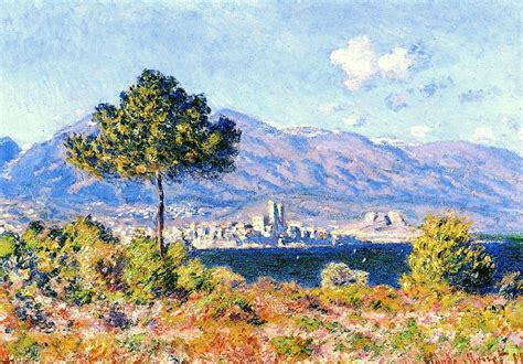 View of Antibes from the Plateau Notre-Dame, 1888 Claude Monet Antibes, Pierre Auguste Renoir ...