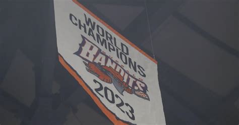 Photos: Buffalo Bandits raise championship banner before game against ...