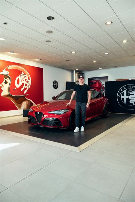 Valtteri Bottas Picks Up The Keys To His New Alfa Romeo GTAm | Carscoops