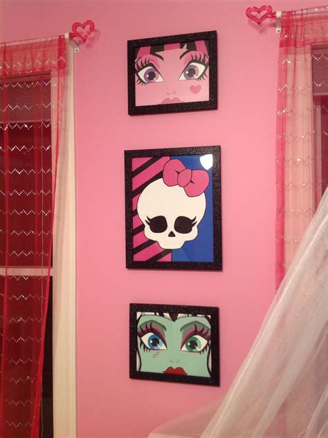 Monster high bedroom decor, Monster high room, Monster high bedroom