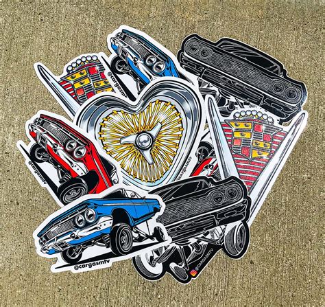 Lowrider Lifestyle Stickers | cargasmtv