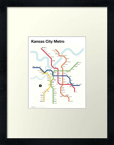 Kansas City Metro Map • Metro Posters