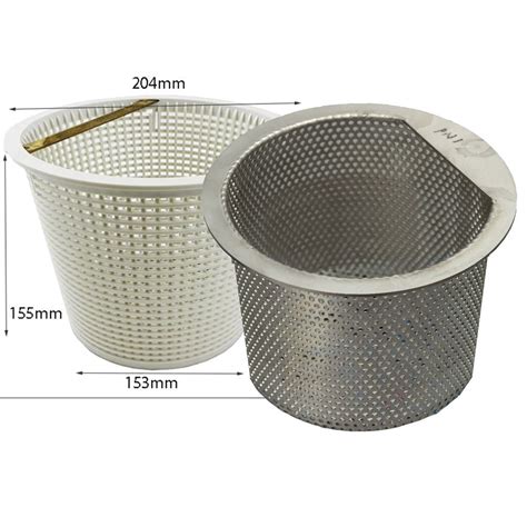 Nally Waterco Stainless Steel Swimming Pool Skimmer Basket – Epools Pool Shop