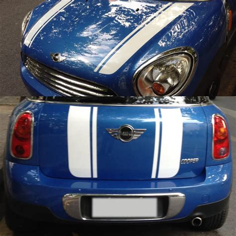 Car Styling for Car Vinyl Decals Graphics Sticker Hood Rear Dual Racing stripes for All Cars ...