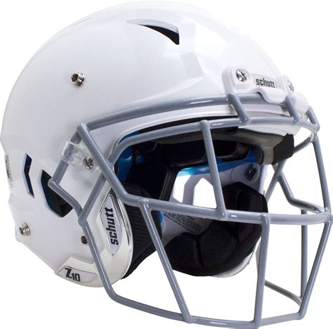 Schutt Youth Vengeance Z10 Football Helmet w/ EGOP Facemask White/Grey ...