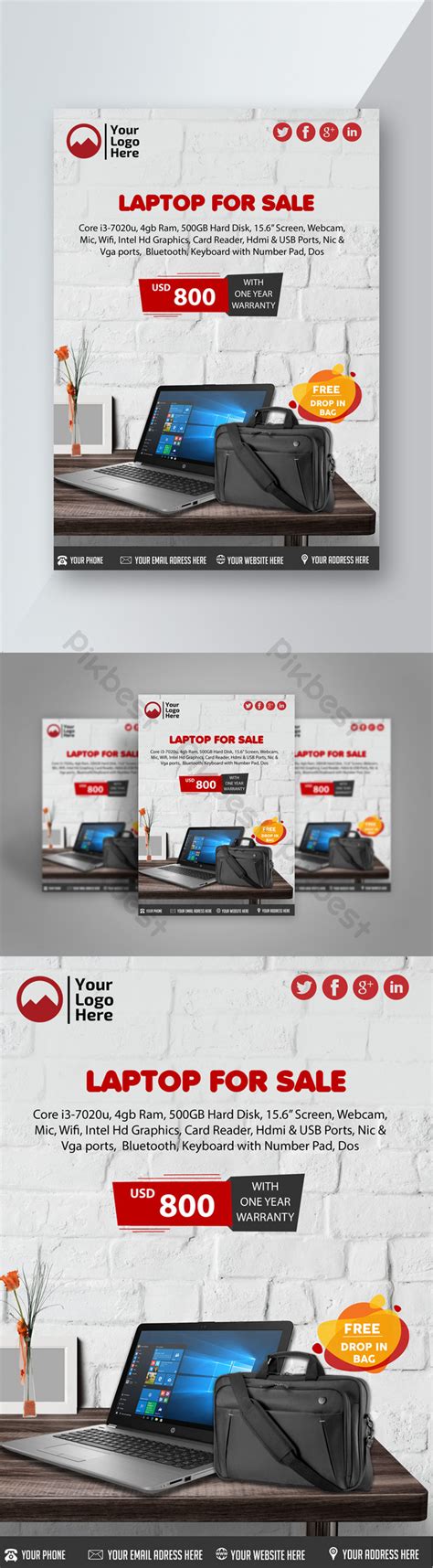 Laptop Sale Promotion Flyer | PSD Free Download - Pikbest