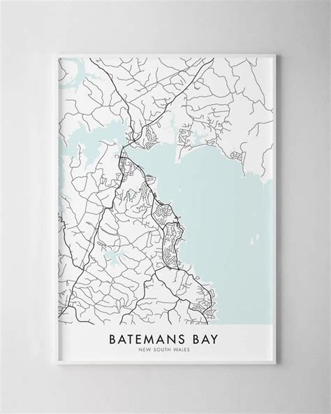 Batemans Bay Map Print - Chelsea Chelsea