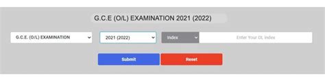 2021 O/L Results (2022) | doenets.lk - Mathematics.lk