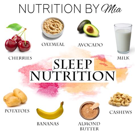 Sleep and Nutrition - Nutrition By Mia