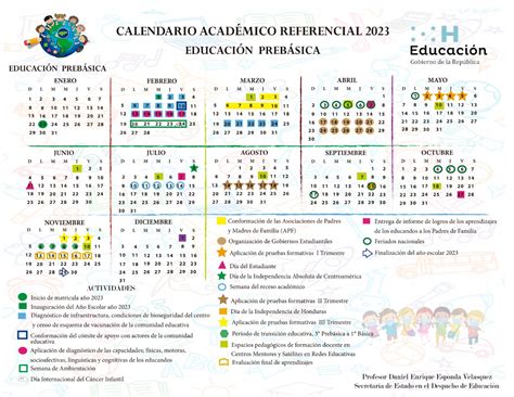 Calendario Escolar 2023 Honduras Basica Image Seed - IMAGESEE