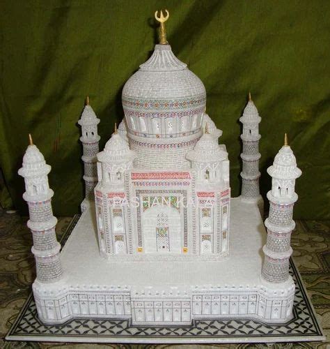 Indoor Square Marble Taj Mahal Souvenir, for Home at Rs 21/inch in Agra