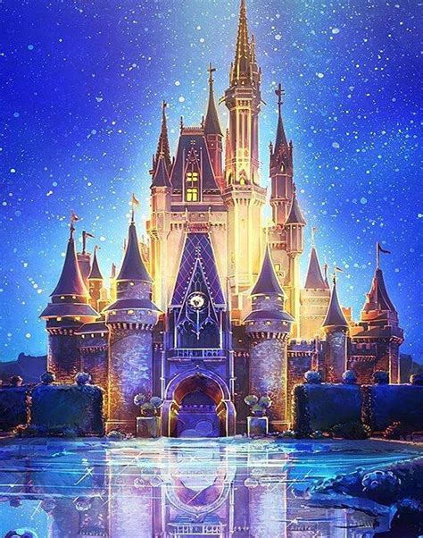 Michaels Anime Diamond Painting Disney Castle Diamond Painting Kit ...