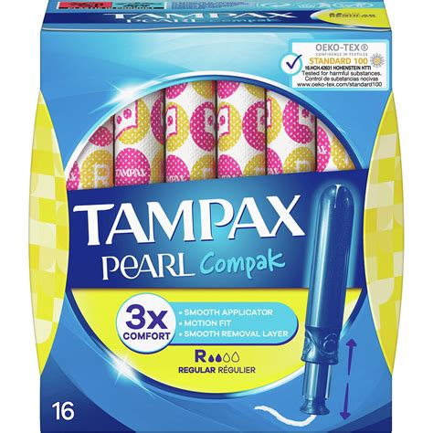 Comprar Compak Pearl tampones con aplicador regular caja 16 unidades · TAMPAX · Supermercado ...