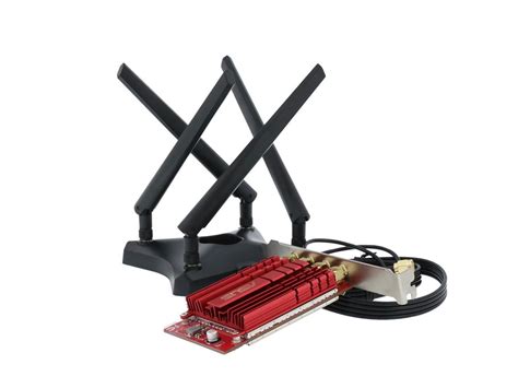 Refurbished: ASUS PCE-AC88 AC3100 Dual Band PCIe Wi-Fi Adapter with ...